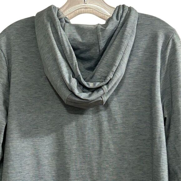 Bass Women's M Blue Green Pullover Hoodie Lightweight Kangaroo Pocket - Picture 12 of 14